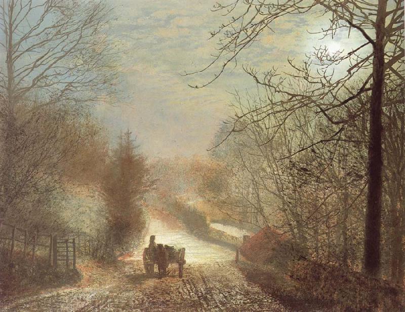 Atkinson Grimshaw Forge Valley,near Scarborough oil painting image
